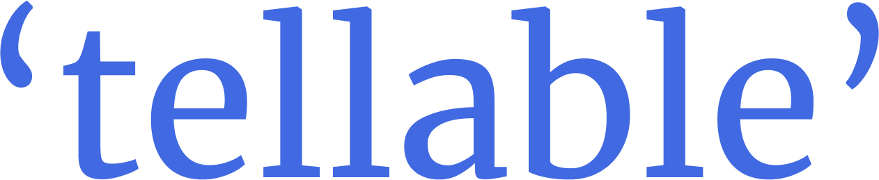 Tellable App Logo